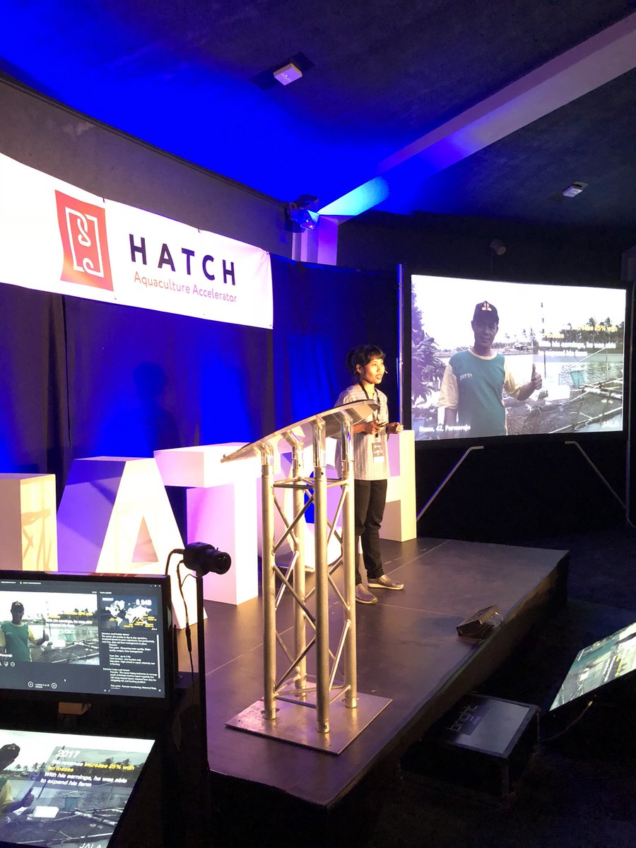 hatchblue1's tweet photo. Incredibly proud of all our teams pitching @hatchblue1 #demoday @V_erifik8 @Aqua_Connect @Manolinaqua @Algaepro1 @jalaiot #tradeit #sensaway @FinlessFoods @NCESeafood @GANConnect @BTOnews @GAA_Aquaculture @IntraFish @Investinbergen @InnovasjonNorge @DNB_Bank @CargillAnimal https://t.co/V7UVQWvmG9