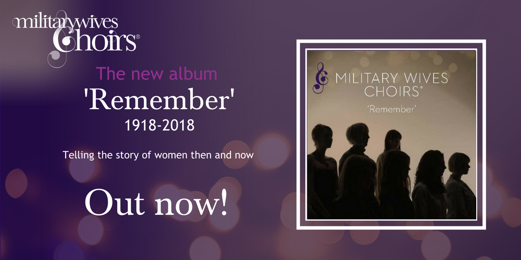 MWChoirs's tweet photo. We're delighted to say that our new #WW1 commemoration album, 'Remember', is out today! 💜Available from @hmvtweets, @AmazonUK &amp; other independent retailers, just in time for #ArmedForcesDay - support us to tell the story of women then and now #NewMusic  https://t.co/xa0kJe9cb1 https://t.co/kpESUn0bJu