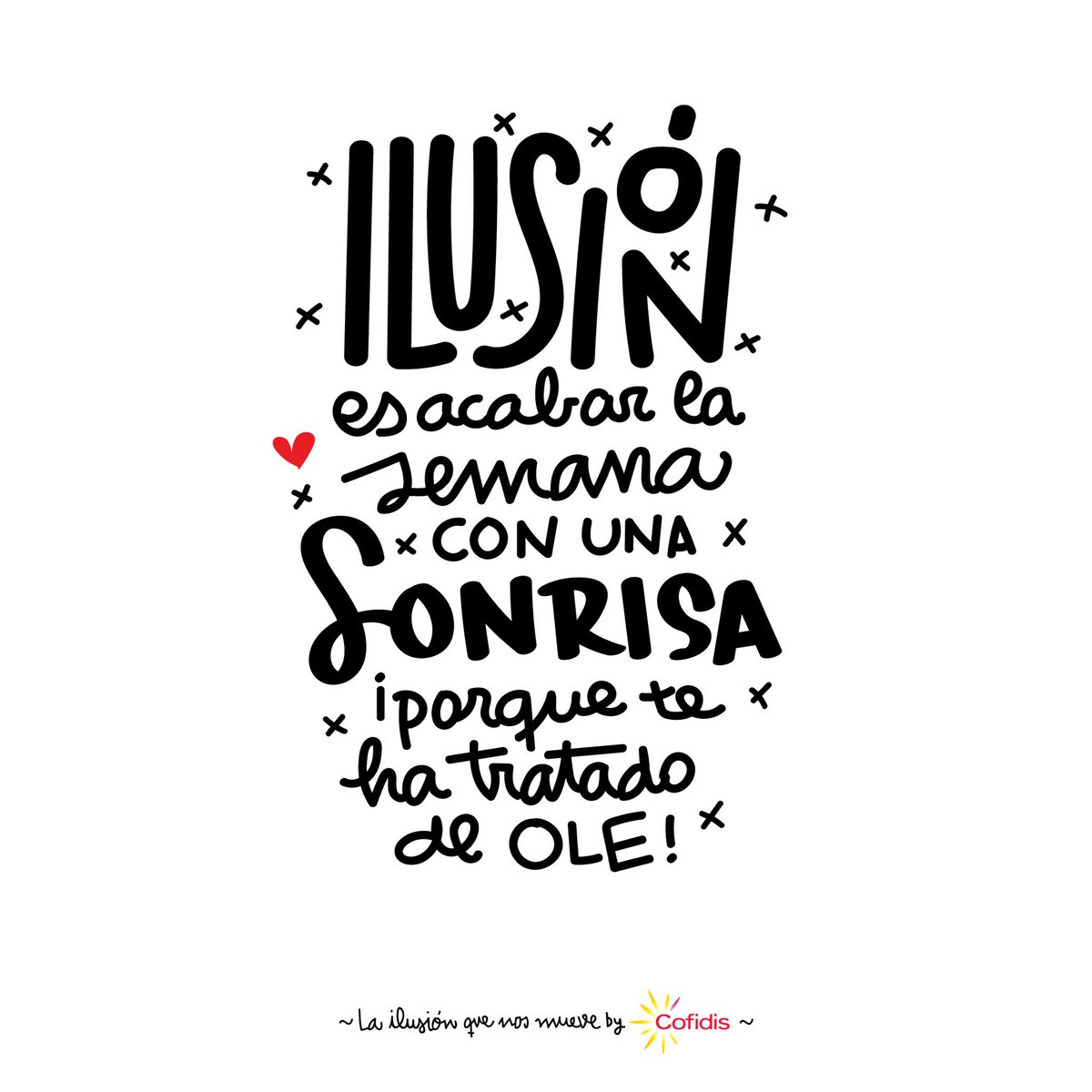 proyectoilusion's tweet photo. #Ilusión, es acabar la semana con una #sonrisa y empezar el finde con la sensación de que te lo has ganado ;) #FelizFinde
https://t.co/NcpG4QoZB6 https://t.co/MNI1FFln0O