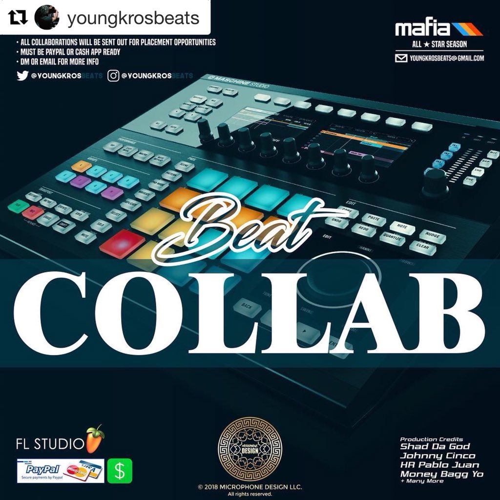 MicrophoneDsgn's tweet photo. #Repost @YoungKrosBeats with @get_repost
・・・
Upcoming producers‼️if u want to skip the line n get in the door, purchase a collab so I can work my moves for ya. let’s get sum shit placed ya’ll. I’m in nyc going crazy and I have big plans. let’s work. Dm if u interested. https://t.co/FrYxzMhfKc