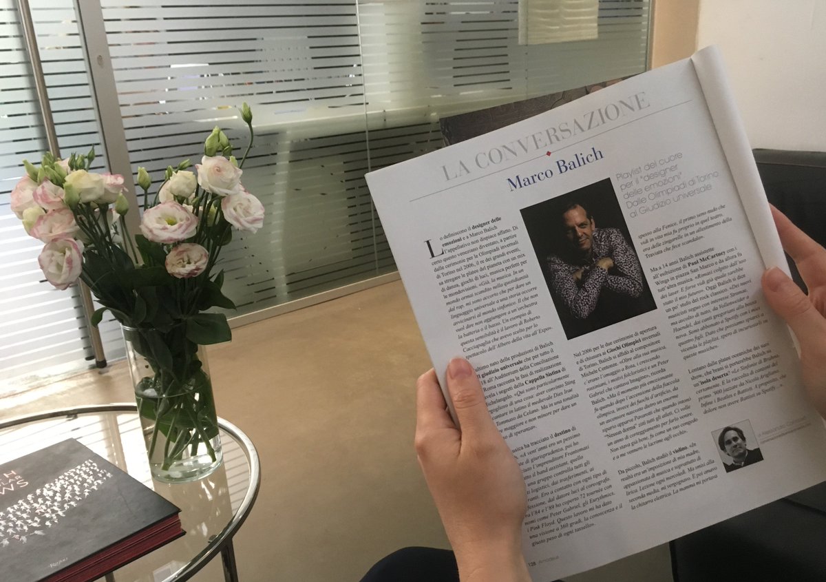BalichWS's tweet photo. Find on the last issue of the magazine #Amadeus the interview with Marco Balich about #music: from the Olympic ceremonies to the creation of the #show #GiudizioUniversale, with @OfficialSting main theme! 🎶 #BWS || @AmadeusOnlineIT Thanks@AlessandroCannavò https://t.co/xBKc3opDRf