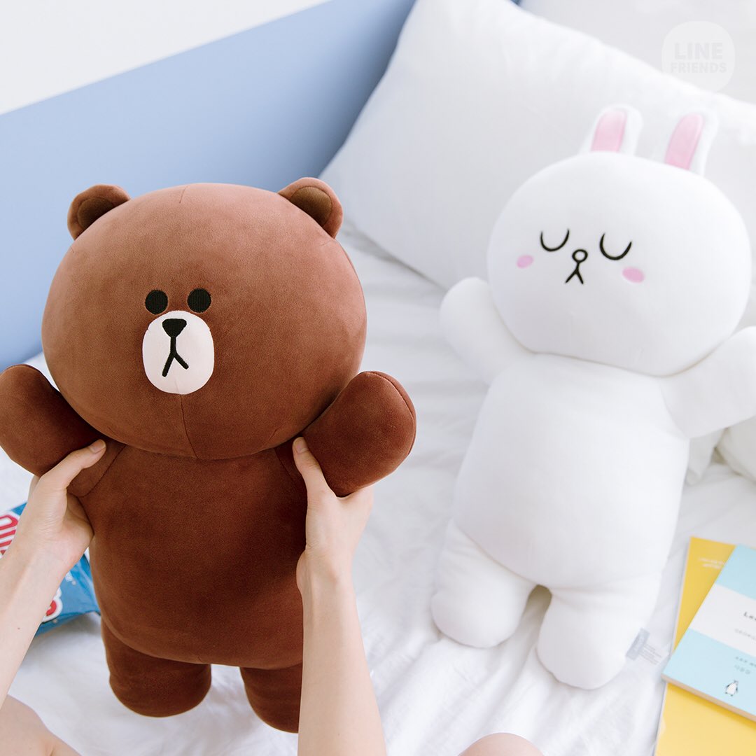 Line Friends Jigsaw Puzzle Hug 150 pcs Toy Korean Character Brown Cony Hobby 