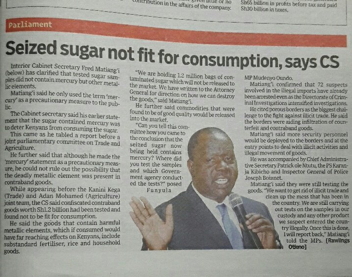 MajimajiKenya's tweet photo. #Brekko Newspaper review @GhettoRadio895 #Brekko #DualeCartels #Brekko #GIGAFootball #Brekko #UhuruCrackTheWhip #Brekko https://t.co/2L28SkiJib