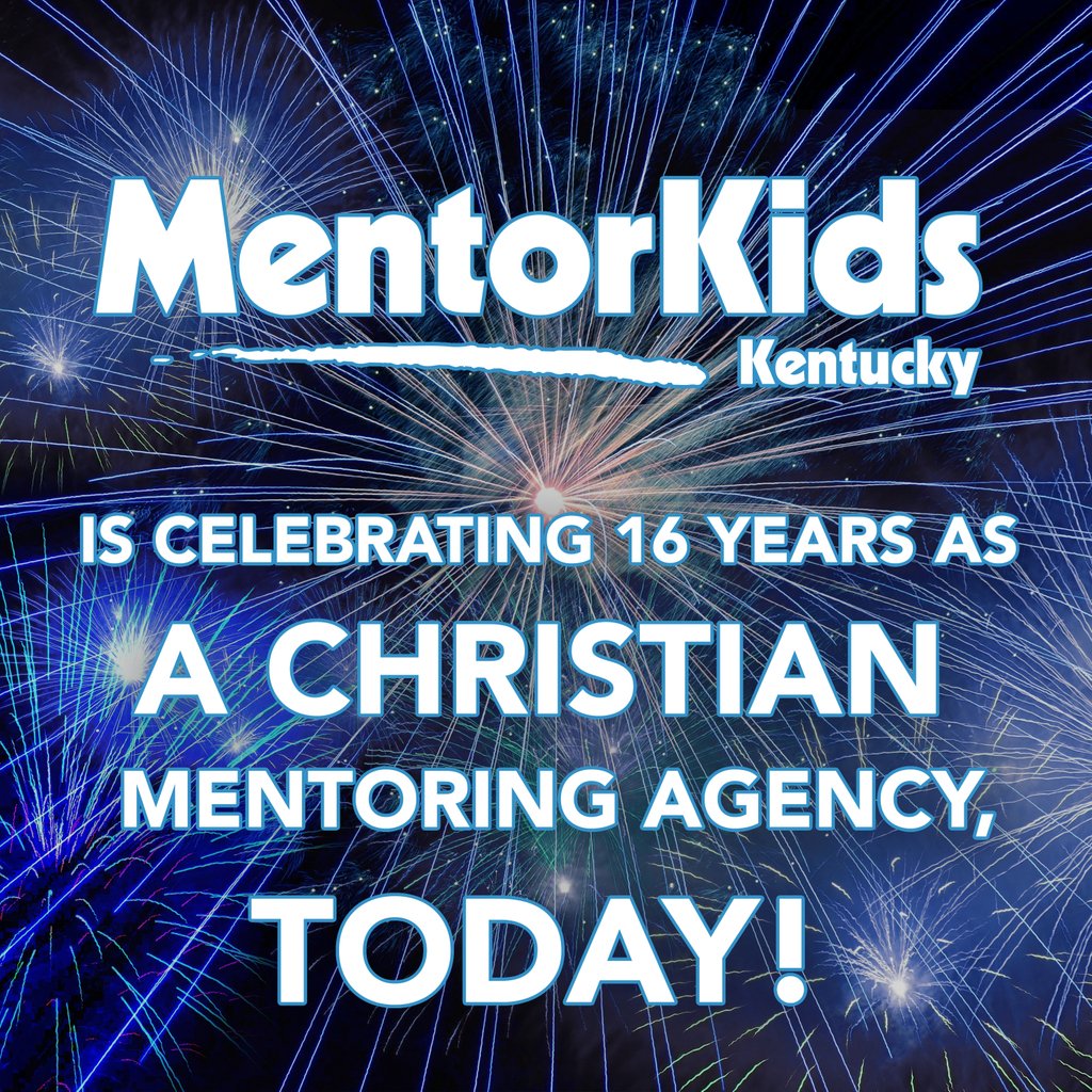 mentorkidsky's tweet photo. 16 years ago today MentorKids Kentucky became a Christian mentoring agency. 
Join us in celebrating all the matches and memories that have been made through the years! https://t.co/PZpxvJaNdd
