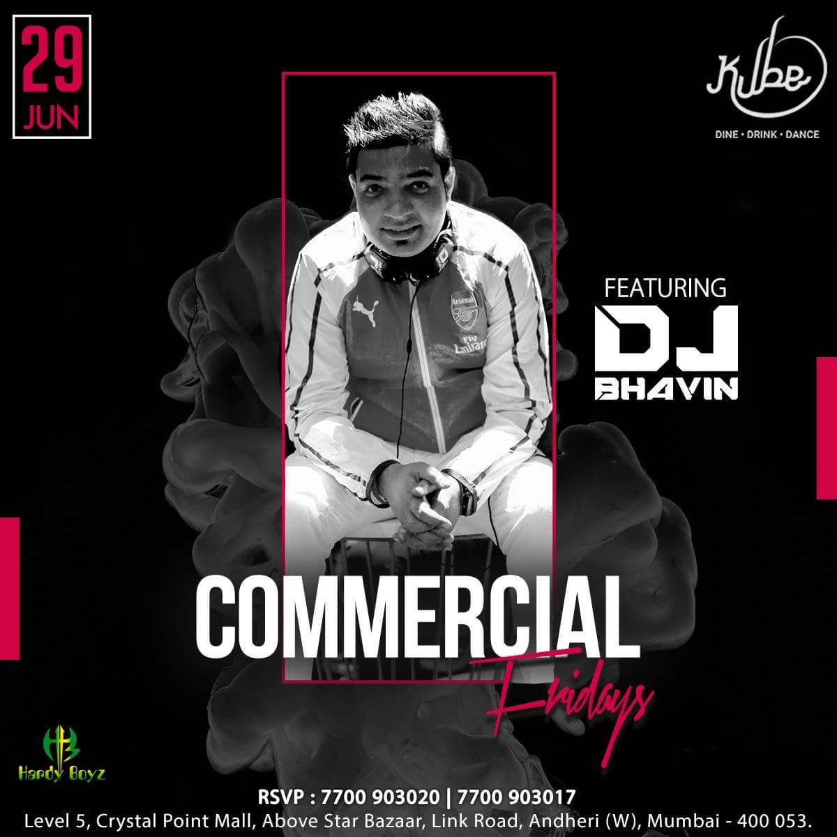 kubeandheri's tweet photo. Lets begin the weekend with Commercial Fridays featuring DJ Bhavin turning up the good vibes till wee hours exclusively at KUBE
#BoxOfEntertainment #Wecallit #Kube #mocktails #chilltime #Newplaceintown #Skybar #Cuisine #Foodgasm #Nightlife #Eatery #Drinkery #Mumbaibars https://t.co/oCJmr0IA8X