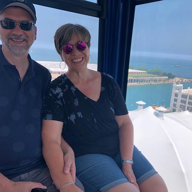 alsteeves's tweet photo. Above it all in the Millennium Wheel @navypierchicago #chicago #millenniumwheel #navypierchicago #vacation https://t.co/34hzvpCSaE https://t.co/LfPUHdJf3B