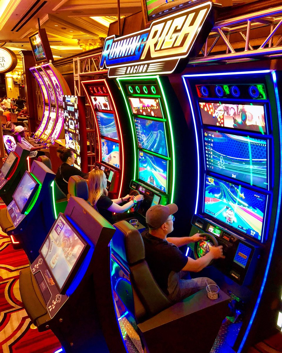 CompInteractive's tweet image. Do you want to play a game...more specifically, a video game in a casino that you can win MONEY from?!? Play Running Rich Racing (VIDEO GAME + slot machine) at @thedlasvegas, @phvegas &amp;amp; @venetianvegas and you might leave RICHER than you came!!! 🎰🚗🚙💨🏁🏆💵 #LasVegas #VegasBorn