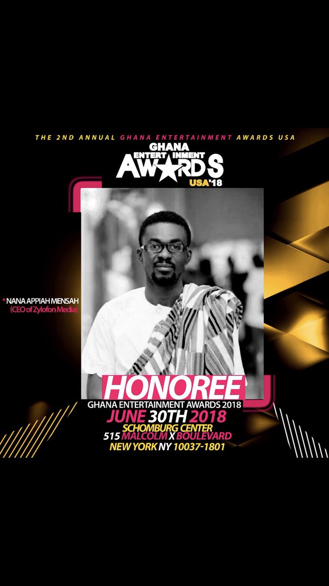 geawardsusa's tweet photo. #MikeCooke, #FaddaDickson, #ZylofonBoss and #MrCNN to be honoured at Ghana Entertainment Awards USA -  https://t.co/tEI0dK3xCO https://t.co/65LrxJpNFJ