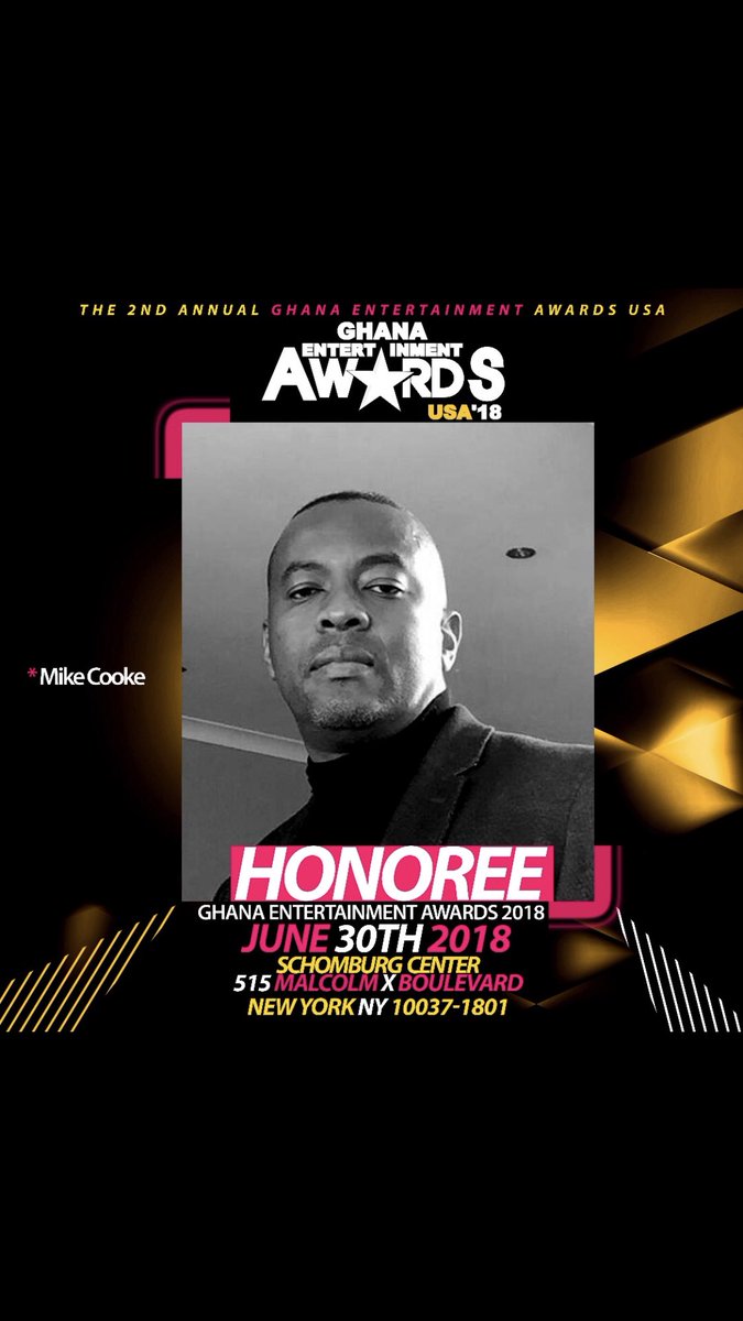geawardsusa's tweet photo. #MikeCooke, #FaddaDickson, #ZylofonBoss and #MrCNN to be honoured at Ghana Entertainment Awards USA -  https://t.co/tEI0dK3xCO https://t.co/65LrxJpNFJ