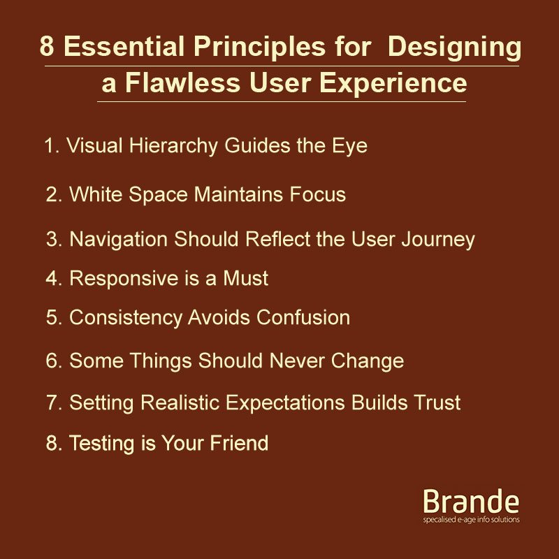 brande_in's tweet photo. 8 Essential Principles for Designing a Flawless User Experience.
#webdesign #webdesignchennai #webdevelopment #webdevelopmentchennai #graphicdesign #digitalmarketing #seo #ecommerce #BrandE https://t.co/rPzwEU8aGP