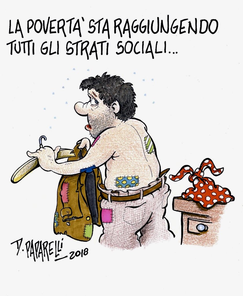 danilopaparelli's tweet image. Secondo l’#ISTAT la #povertà assoluta continua a crescere. Sono 5.000.000 le persone #indigenti in #Italia