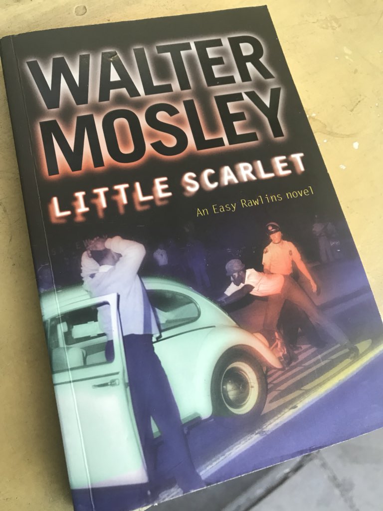I always enjoy spending time in the company of Easy Rawlins, but this post-Watts riots story has got to be one of the very best. Two thirds through this brilliant novel, and dreading finishing it. #easyrawlins #LA #Watts #WalterMosley #LittleScarlet #crime #crimefiction