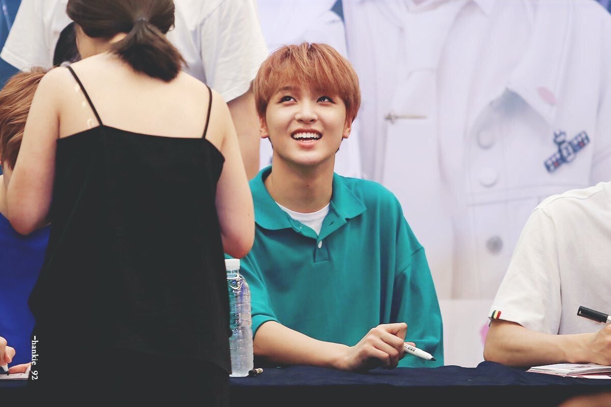 Lee Donghyuck — NCT- pure sunshine- sweetie bby- he tries to be cool but I just uwu the whole time- he is a cutie patootie