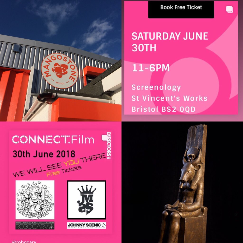 Looking forward to attending <a href="/ConnectFilm2018/">Connect.Film</a> tomorrow at  Screenology in #Bristol #film #filmproduction #props #sets #models