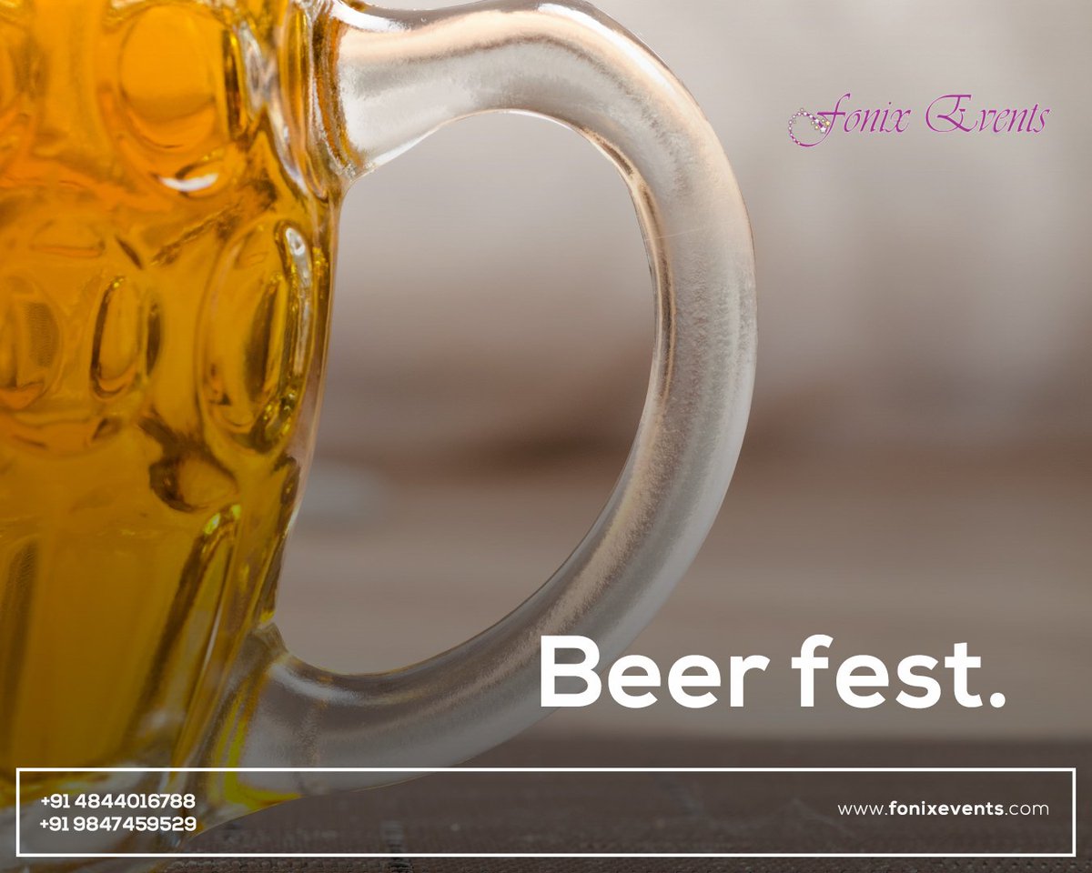 EventsFonix's tweet photo. Planning the Ultimate Oktoberfest and craft beer festival with Fonix Events! 🍻🍺
https://t.co/D8c7fM5i8l
Call us: +91 4844016788 , +91 9847459529
#Beerfestival #Themeparties #FonixEvents #eventplanner #eventmanagement #Oktoberfest #craftbeerfestival https://t.co/ae9rHiaOvt