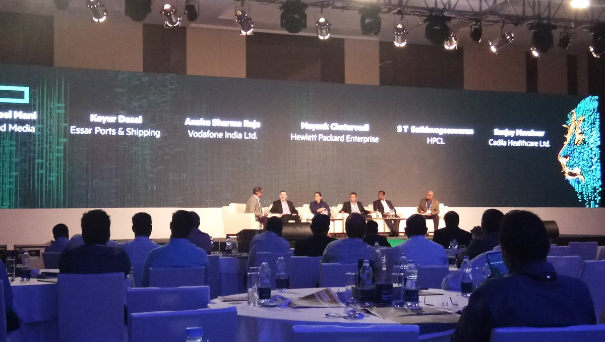 himanshudeli07's tweet image. #HPEMOTB Very informative panel discussion is going on.