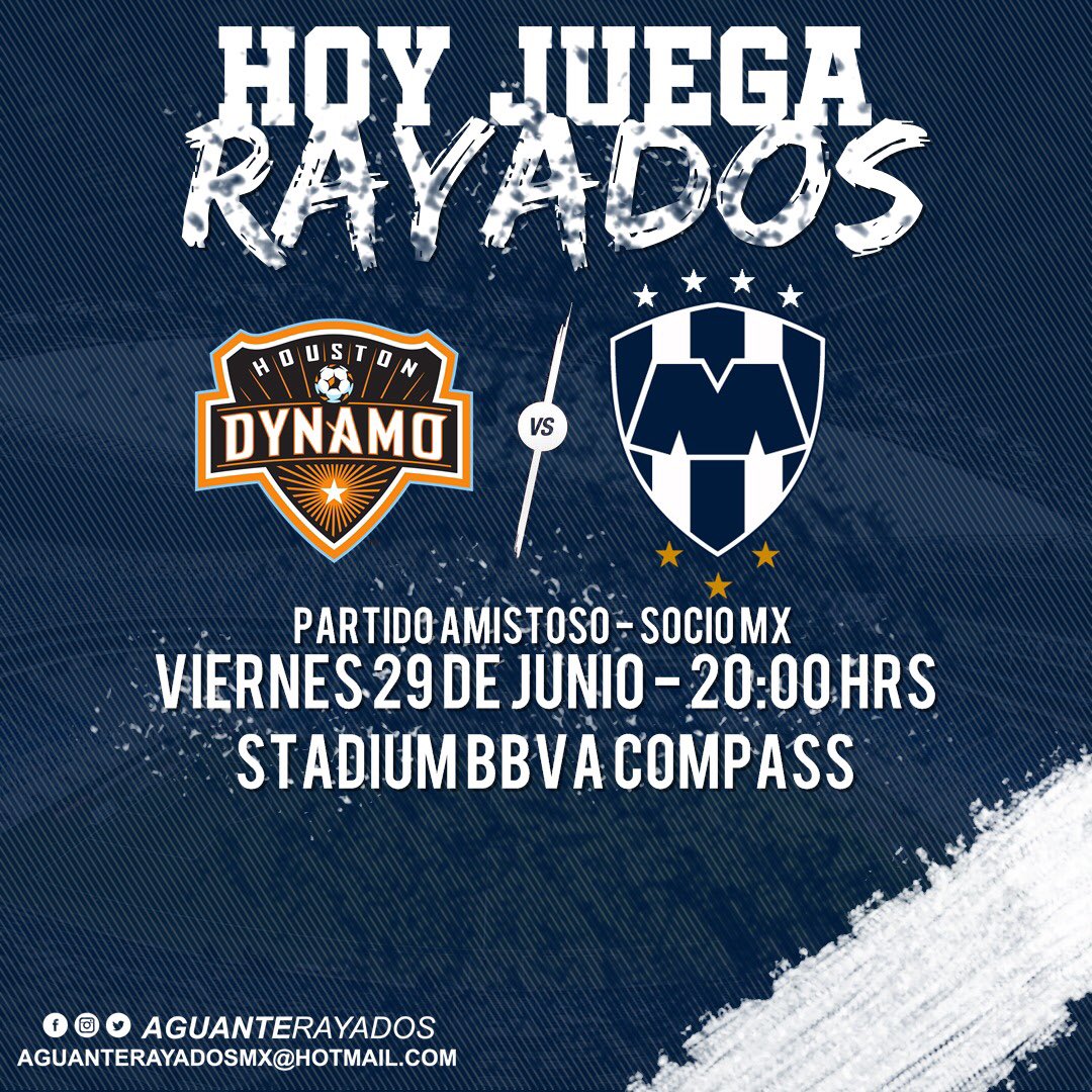 RAYADOS MX on Twitter "¡Hoy juega Rayados ante Houston Dynamo en un