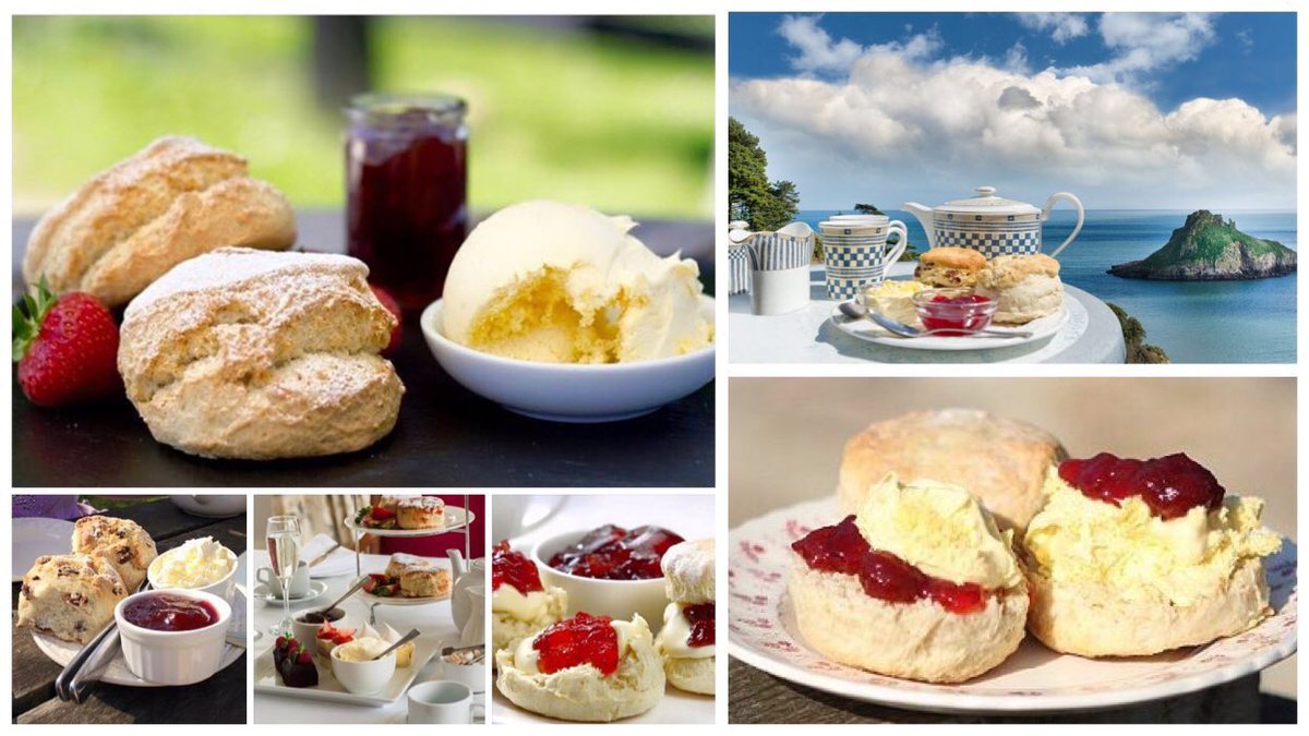 It is #NationalCreamTeaDay today and interesting to know that Devon Cream Tea is the second most widely recognized food brand after Yorkshire Pudding - Cornish Pasty is a lowly third !!