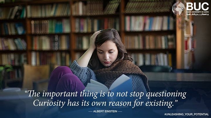 BUCnews_'s tweet photo. " The important thing is to not stop questioning. Curiosity has its own reason for existing. "

- Albert Einstein
#BUC
#unleashing_your_potential https://t.co/w2sfvMcFVq