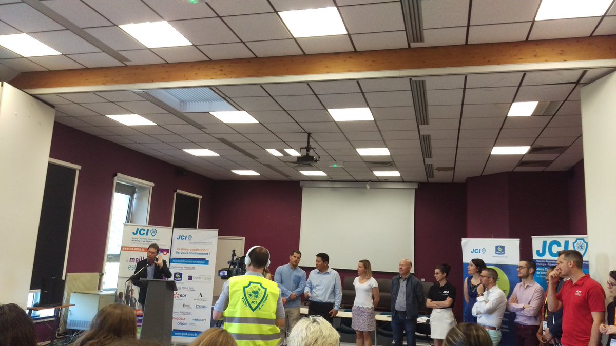 En direct de la 65e convention #jce à Vichy. 😊