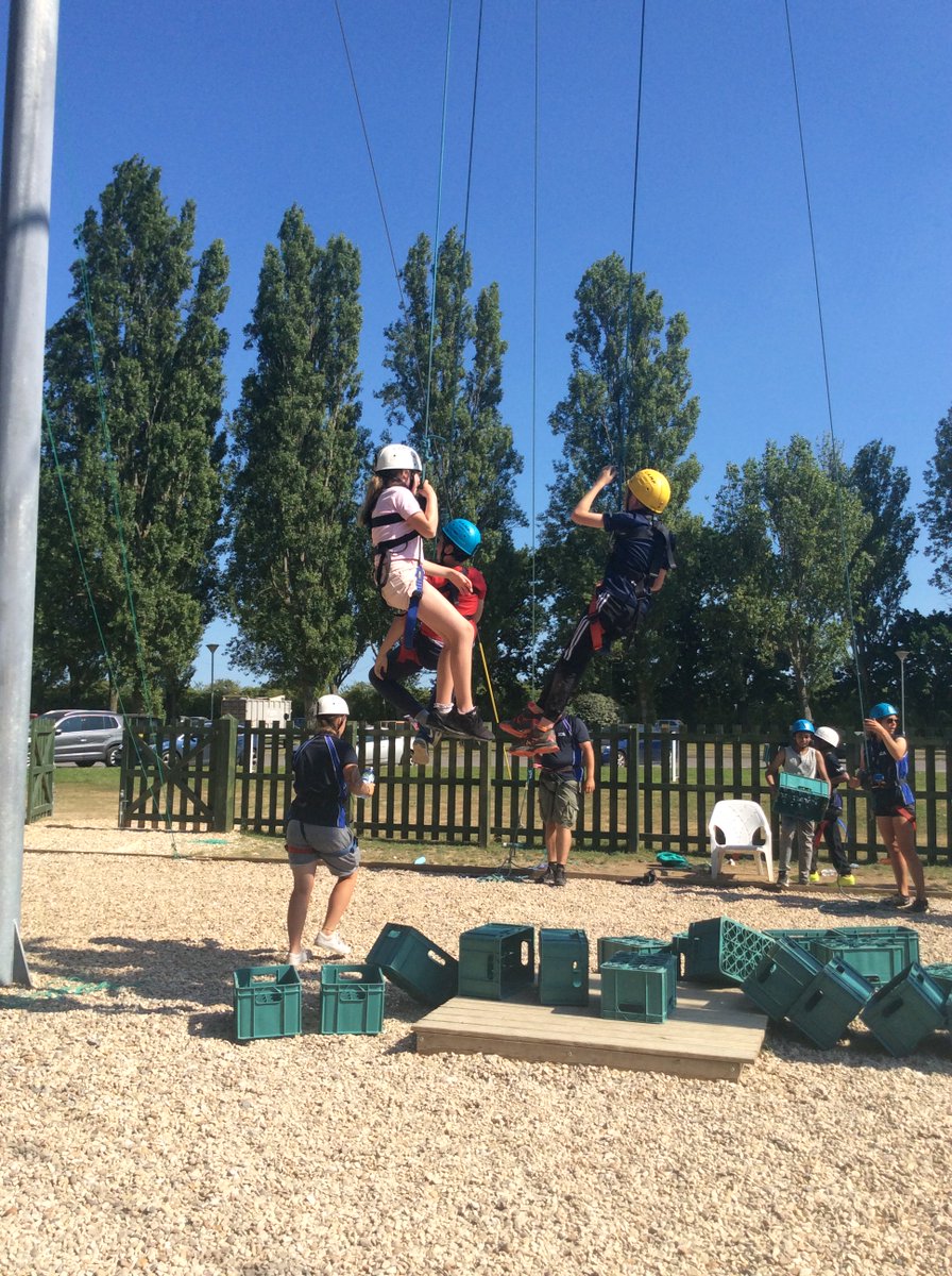 AlbemarleSchool's tweet photo. More action shots from Mill Rythe, Year 6 are having a fabulous time and will be heading back to school today. #MillRythe https://t.co/vynr9eEVlC