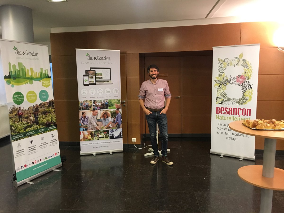Clic&garden (@clicandgarden) on Twitter photo <a href="/ClicandGarden/">Clic&garden</a> present aux premières assises nationales de la pollinisation #biodiversité #natureenville #Besançon <a href="/ClicandGarden/">Clic&garden</a> present aux premières assises nationales de la pollinisation #biodiversité #natureenville #Besançon