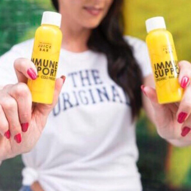 🍋A shot a day! Consuming fresh organic ginger, turmeric and lemon daily will help boost your immune system and help reduce inflammation in the body. Available at <a href="/DiBrunoBros/">Di Bruno Bros.</a> #organic #coldpressedjuice #phillyfood #phillydrink #phillyjuice