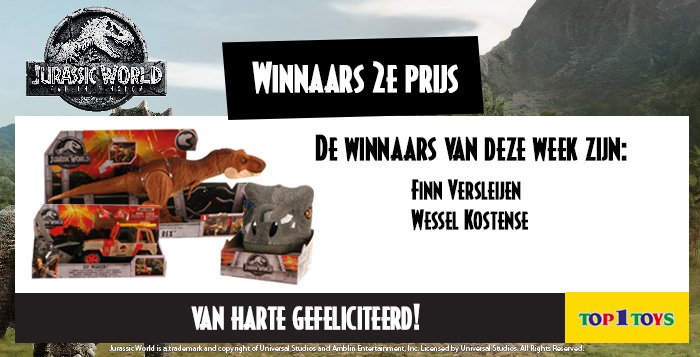 2e Prijs winnaars zijn bekend, gefeliciteerd!!
Vrijdag wordt de hoofdprijs bekend gemaakt. 😁 Meedoen kan nog tot en met 5 juli! Maak kans op de grote hoofdprijs! Houd Facebook dus goed in de gaten. ow.ly/8wpC30kHCnf