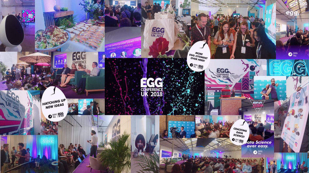 dataiku's tweet photo. #EGGUK2018 was a blast 🔥🔥🔥!

With over 400 attendees, thank you to everyone who participated and joined #data leaders for a day of discovery &amp; transformation in #datascience, #ML and #AI!

 Stay tuned for videos, slides, and much more! 😎 https://t.co/DuAbyxOl1L
