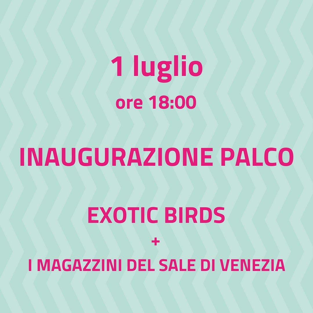VeniceOpenStage's tweet photo. - 2 giorni all'inaugurazione del palco

Vi aspettiamo dalle 18 in Campazzo #SanSebastiano per un aperitivo inaugurale e per assistere alla #performance EXOTIC BIRDS, una parata di #marionette a cura dei partecipanti al #workshop dell'Aristotle University di #Salonicco 🎭

#VOS18 https://t.co/G9c5ZGFiqk