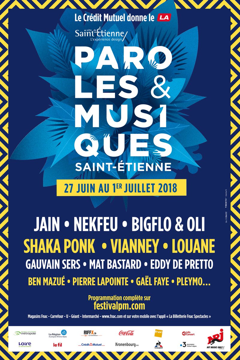 Concert : Les Shaka Ponk <a href="/TWIT4SHKPNK/">SHAKAPONK</a> se produisent aujourd’hui au Festival Paroles et Musiques @festival_pm , à Saint Etienne. 

Credit Photo : ©️FestivalParoles&amp;musiques