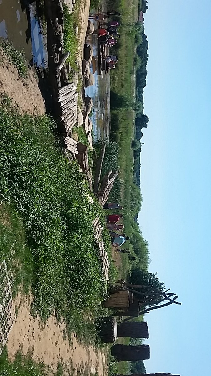 Opening blote voetenpad Koppeltuin. Eerste hands natuurervaring zon op je gezicht modder tussen de tenen en spetteren met water.