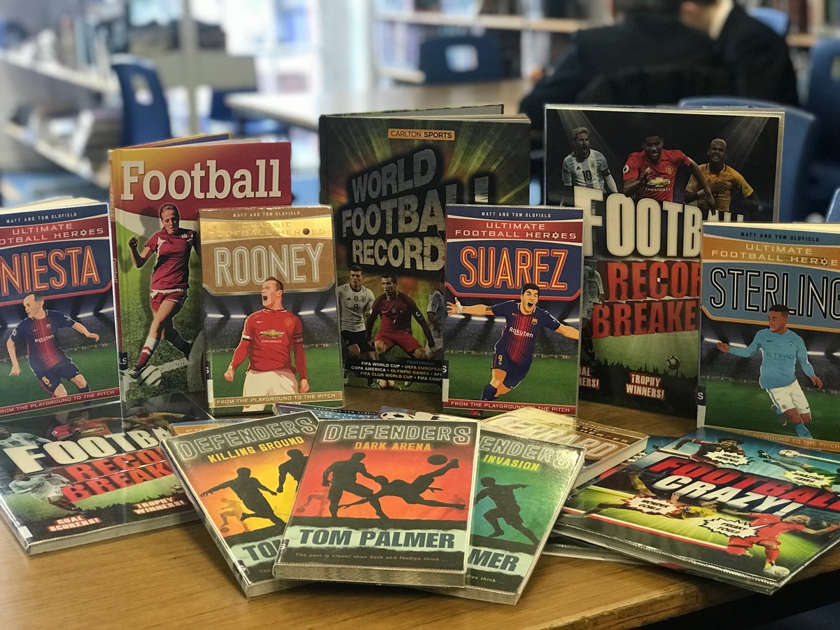 Making the most of Football Fever and stocked the library with some great books. #readingisfun #getreading