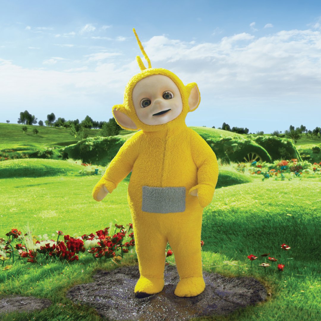 Laa-Laa is having lots of Teletubbies messy fun for #InternationalMudDay Do...
