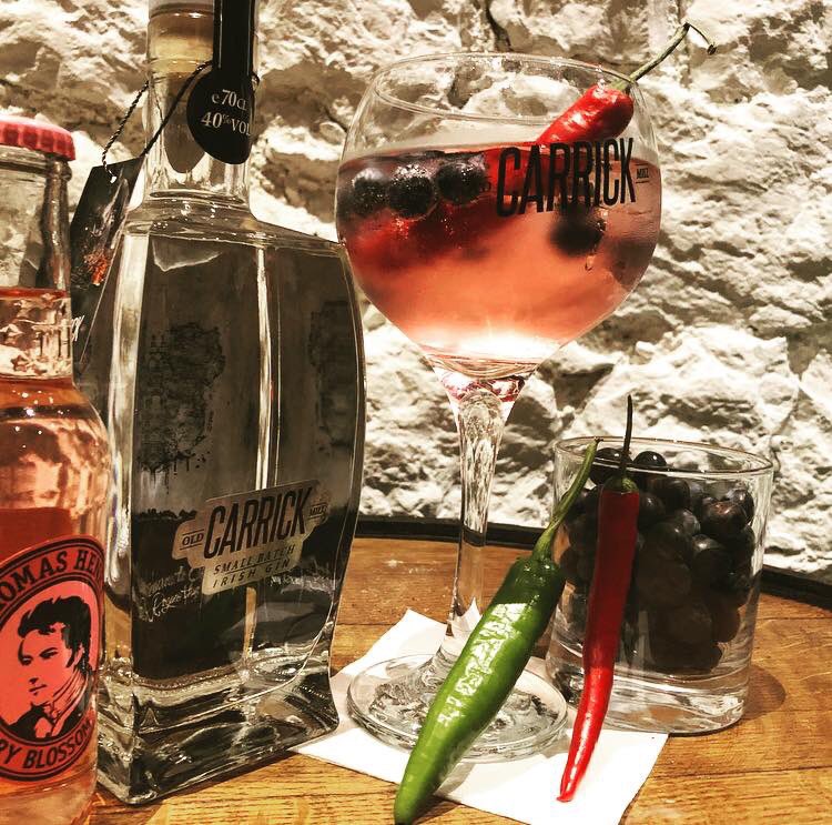 Introducing our GnT for #IrishGnT this year! The #SpiceOfCarrick! 

Available from this evening for only €6! Taste it, vote for it by posting with the #IrishGnT and #SpiceOfCarrick and make sure to mention us! 

35.5ml @OldCarrickMill Gin
<a href="/thomashenry_de/">Thomas Henry</a> Cherry Blossom Tonic🍒
