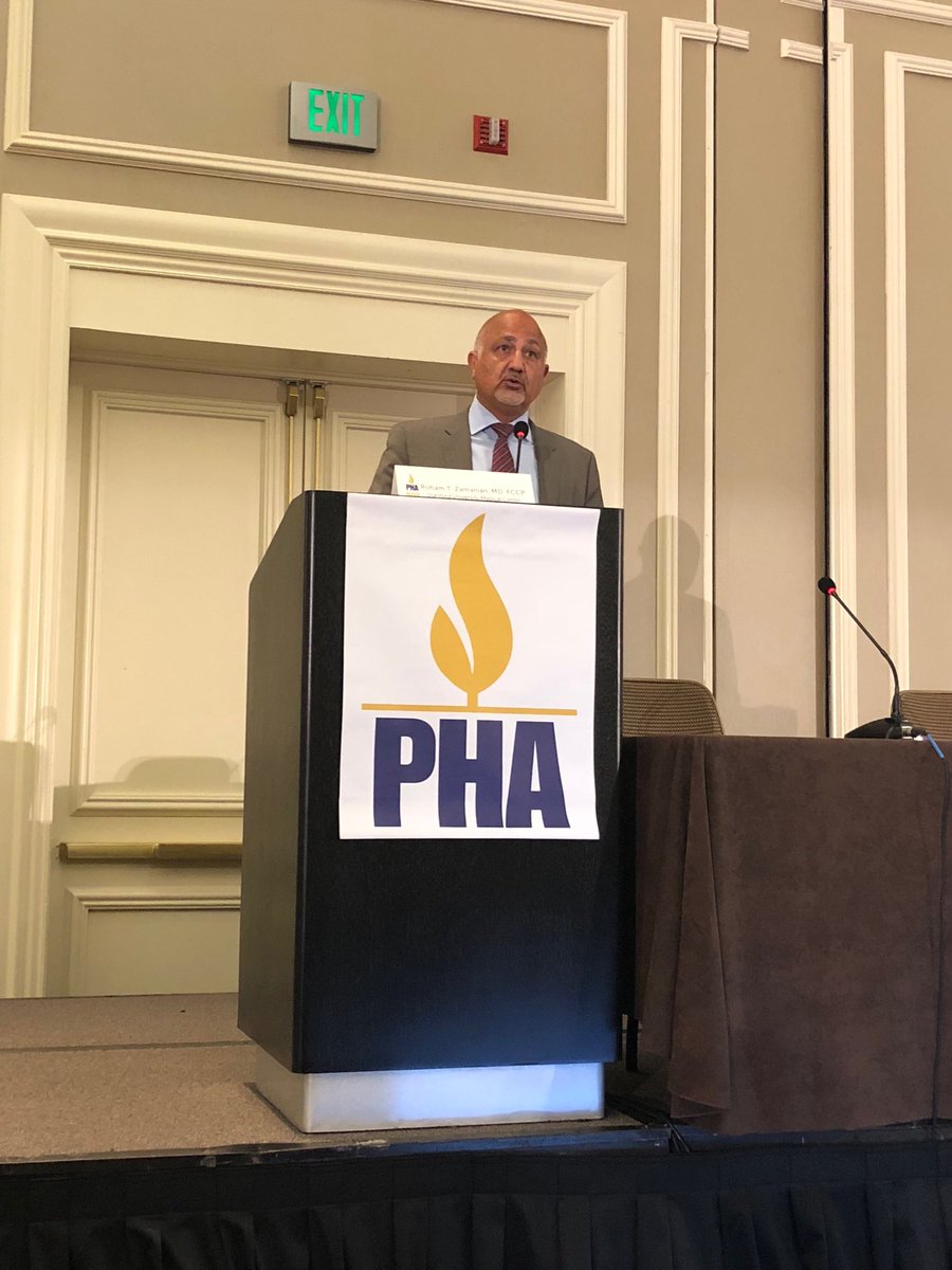 Viniciodjperez's tweet photo. PHA international meeting begins today with an amazing keynote presentation from Dr. Roham Zamanian! https://t.co/Yn5P2mge8l