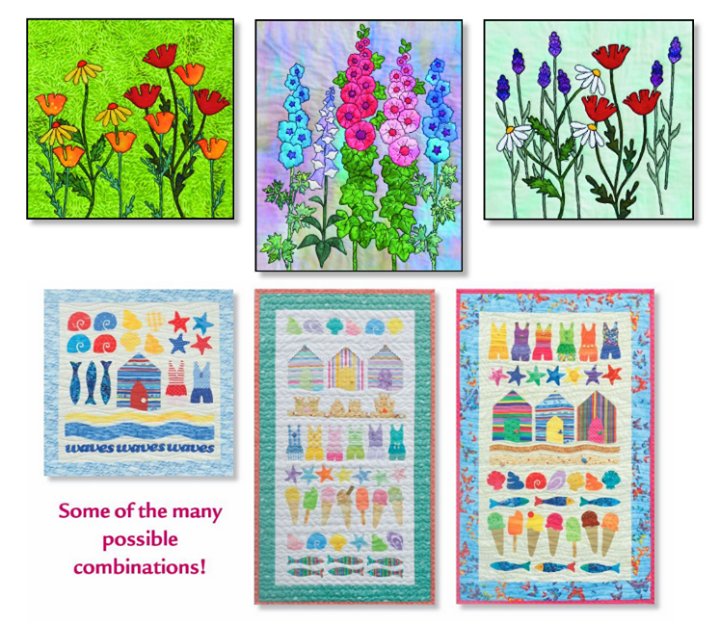Two days of workshops with Gail Lawther starts today... we can't wait!
Who's coming along to Seaside Sampler today from 10am? ✂️

Let us know if you'd like to join Cottage Garden at #Peasemore Village Hall tomorrow! 
ow.ly/fdpe30kHGsG #sewing