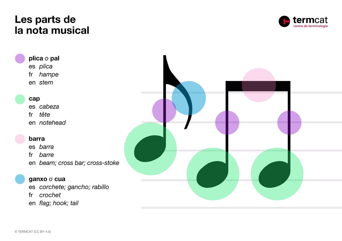 hernandezguell's tweet photo. Les parts de la nota musical.
Las partes de la nota musical.
Les parties d'une note musicale.
Parts of a #music note.

Quina bona feina que fa el @termcat #terminologia #terminologie #terminology https://t.co/8MVIE2kl6Q