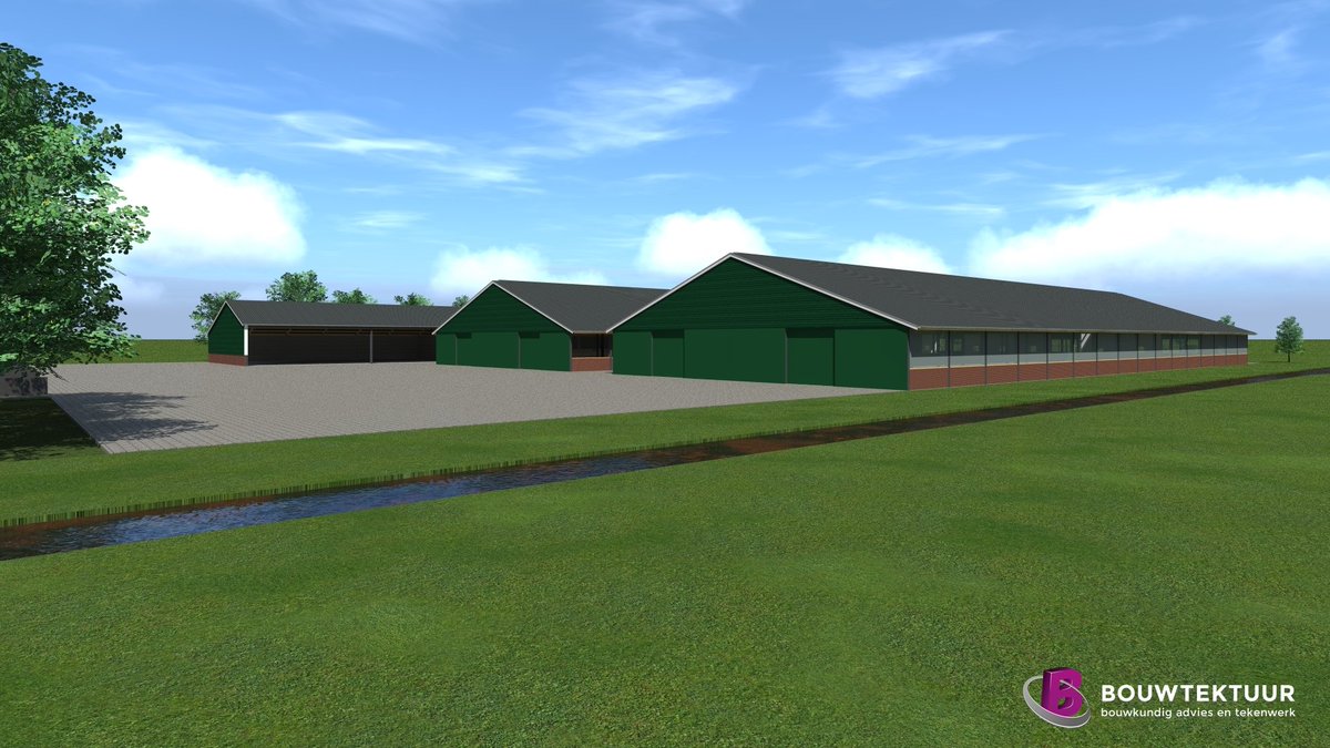 Binnenkort van start...

Nieuw te realiseren melkgeitenbedrijf.
Bouwtektuur heeft het bouwkundig advies en tekenwerk mogen verzorgen.

Vergunningstraject in samenwerking met;
VantErve Advies Raalte
Groenadviesbureau H.A. ten Have

Uitvoering: Bouwbedrijf Hoogeslag.