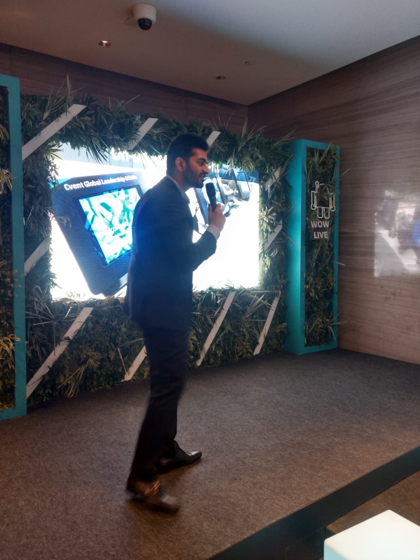 cvent's tweet photo. Great session by our expert Gokul Bajaj where he talked about the future of event technology. If you're still at #EventShowAsia, don't forget to join the #eventtech conversation at our Stand #P4! @EventShowAsia #eventprofs #powerofliveevents #WOWAwardsAsia https://t.co/EBFZnKfTLc