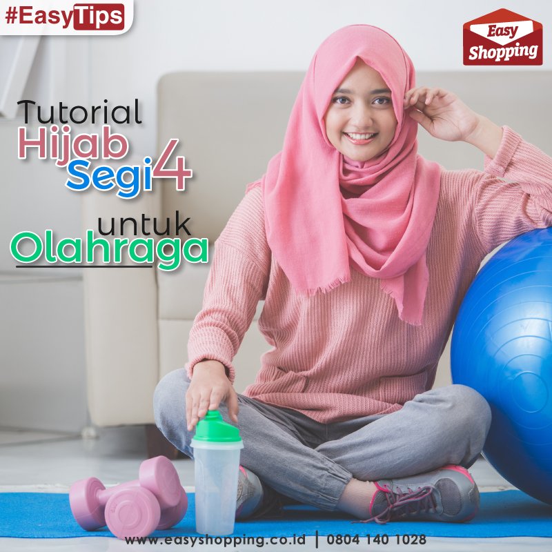 EasyShopping_id's tweet photo. Pakaian adalah salah satu faktor penting yang dapat menunjang kualitas olahraga. Hal ini juga meliputi gaya hijab. Gaya hijab yang sesuai tentu juga akan meningkatkan kualitas olahraga. Seperti apa sih gaya hijab yang sesuai untuk olahraga? https://t.co/Irzige2WYv