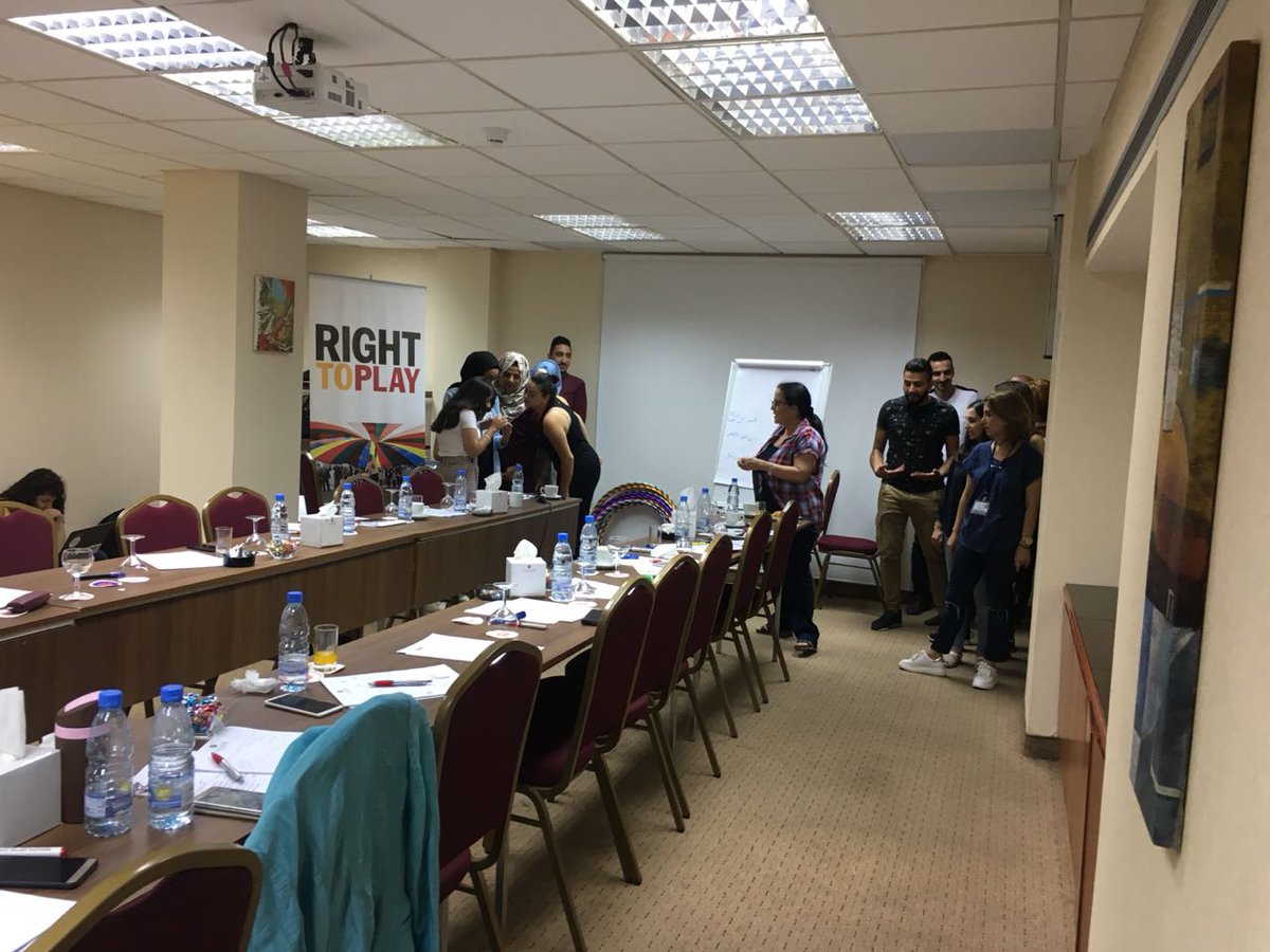 RightToPlayLEB's tweet photo. We conducted a workshop on play-based methodology in partnership with the Ministry of Social Affairs. Participants were trained on how to use the play-based tool while working with street children and conduct Reflect, Connect, Apply on basic life skills needed 😄 https://t.co/hKHQbXhONl