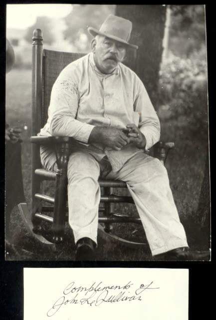 bkb_official1's tweet photo. #BostonStrongboy Sullivan, taken in 1916 just 2 years before he died of a heart attack aged 59. When he was buried the ground was that hard and solid that explosives had to be used to create the hole.... #bkb @robinblackmma @PsychoJoeBKF @MikeUSMCRichman #ukbkb #bkb12 https://t.co/QpHCGVtMiM