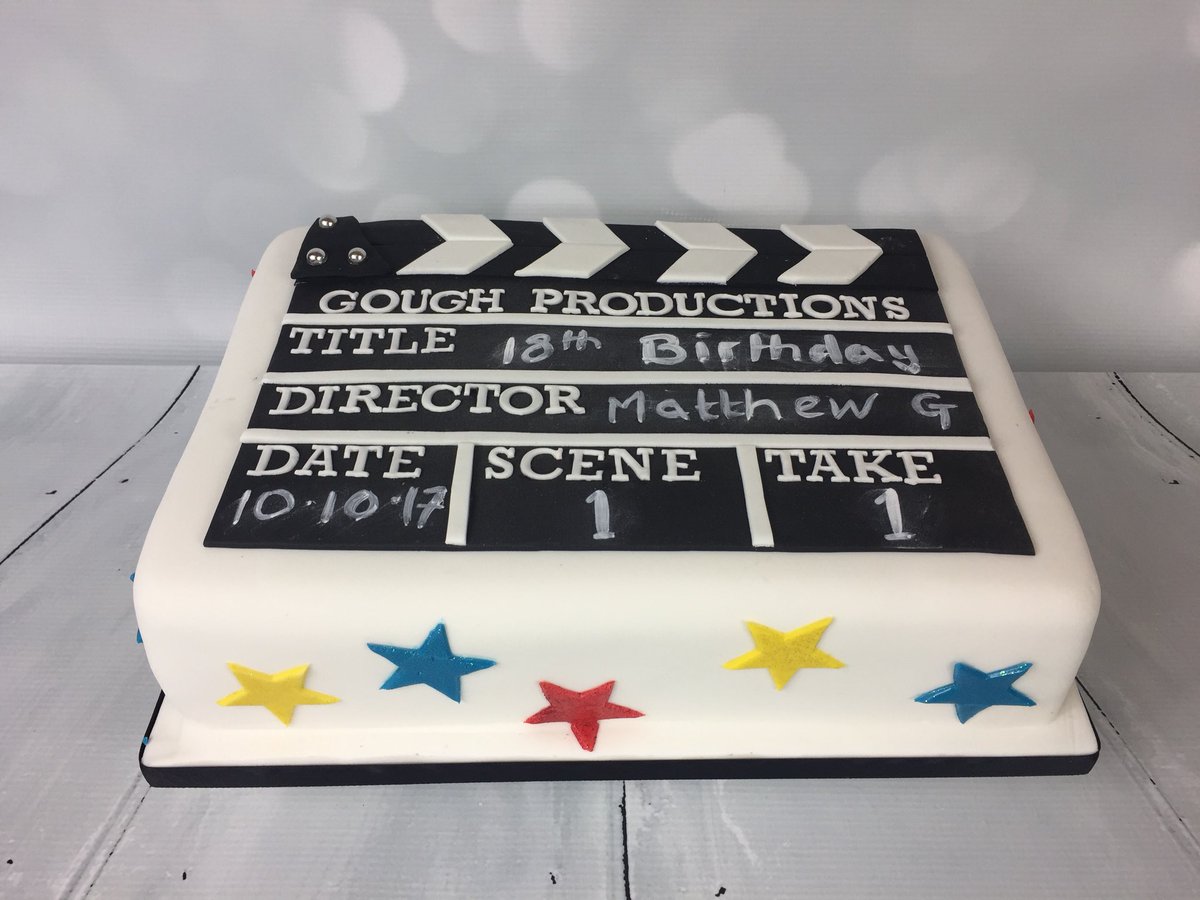 #clapperboard #Birthday #cake