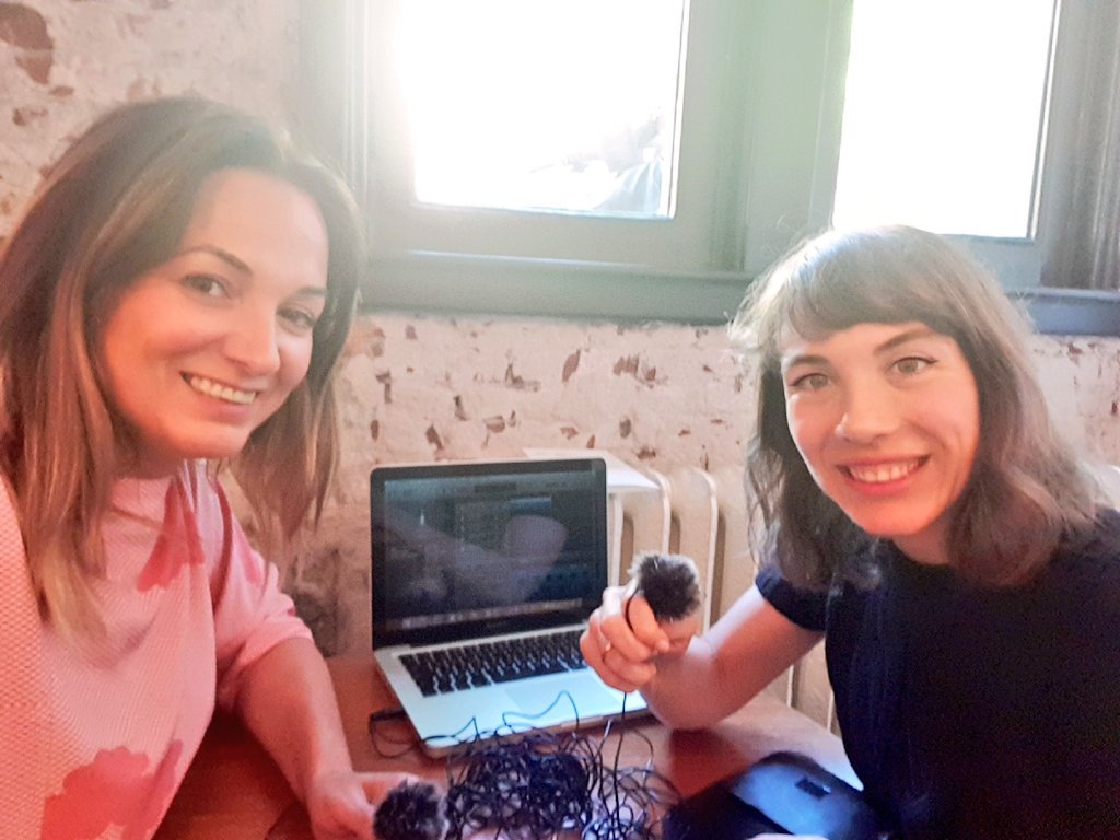 Best way to start the day? #podcasting with #KNOWCO Founder Jara Pascual @knowcoplatform on my favourite topic #industryresearch #collaboration #peoplefirst #serendipity watch this space!!!