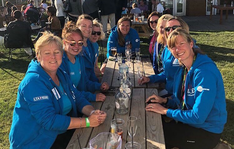 SheRalliesMids's tweet photo. Here is some of our She Rallies Midlands team celebrating a very successful regional day last week. Always great to get together and deliver top quality workshops! 🎾 https://t.co/vG1JCUynAq