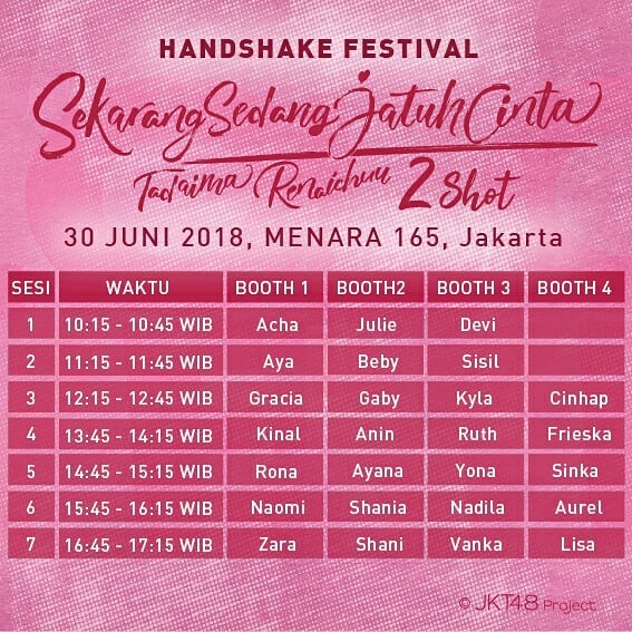 GraciasFans_INA's tweet photo. [Ralat] Yg mau 2s dengan @S_GraciaJKT48 sesi 3 Booth 1 ya gaiss 

#GREmay #upGREat #GREatLuKIII #AlwaySmile 💜💜 https://t.co/4OhwfX6LSr