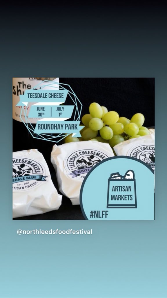 teesdalecheese's tweet photo. We’re prepping for this weekends North Leeds Food Festival today!  Furthest south we’ve ever been. 
It’s going to be a scorcher but don’t hold back. 
We take credit cards &amp; keep your cheese cool. 😎 🧀 or how about a cheese picnic with amazing @sawleykitchen biscuits #NLFF https://t.co/nTvmLzyEGF