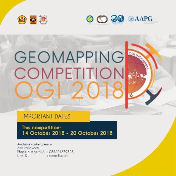 OGIUNPAD_2018's tweet photo. [[GEOMAPPING COMPETITION OGI 2018]]

Geomapping OGI 2018 is open for all  Geological/Earth Science students. This competition aims to implement the basics of geological mapping in a 3x3 km2 area with the output of geological mapping data analysis poster and presentation. https://t.co/0H1wFYCvBJ
