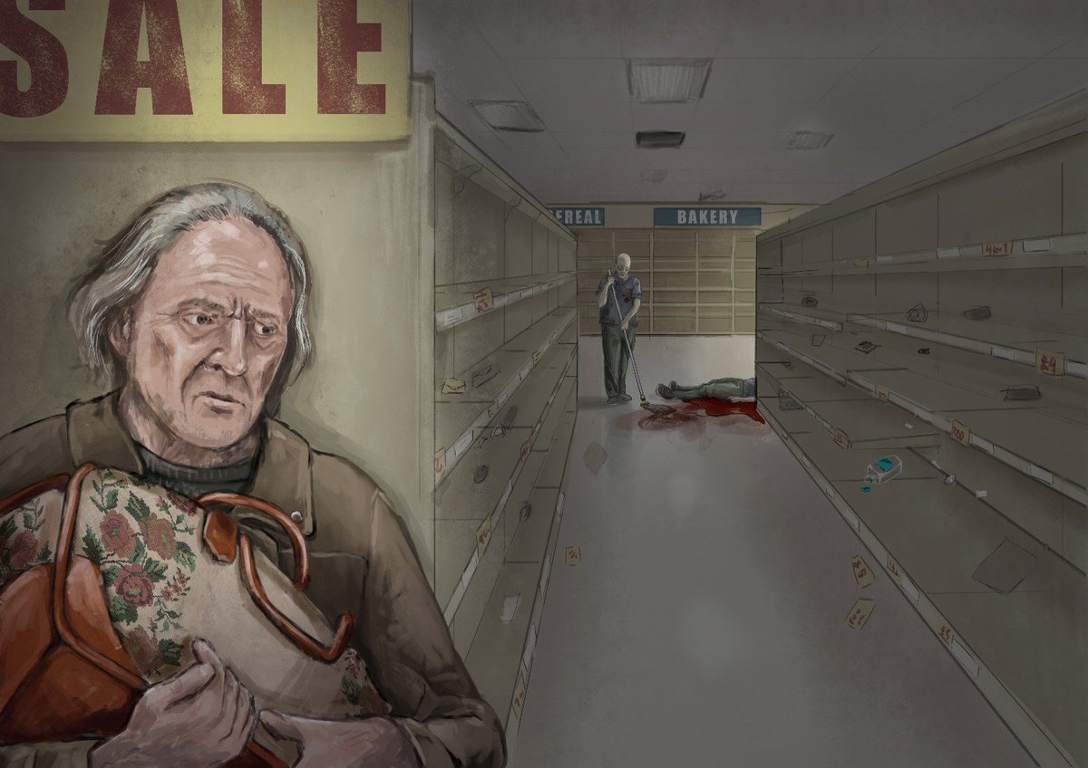 Concept art for short film Living Memory